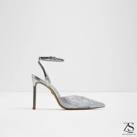 کفش زنانه پاشنه بلند نقره‌ای آلدو DUNMERE – ALDO