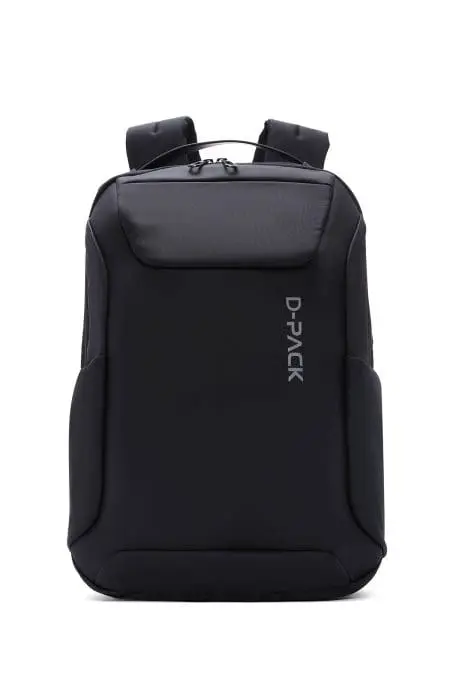 کوله پشتی سخت پارچه ای مشکی مردانه D-PACK دری مد