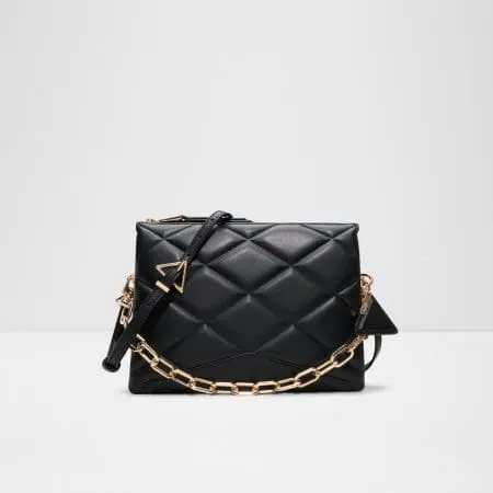 کیف دوشی زنانه مشکی لحافی آلدو SOFTQUILT – ALDO
