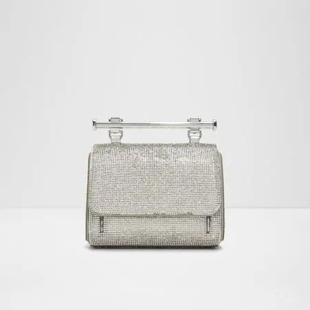 کیف دوشی و دستی زنانه نقره‌ای آلدو BLINGCHIC – ALDO