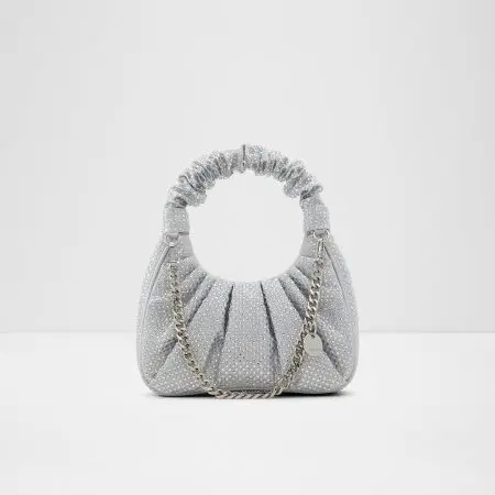 کیف مجلسی و کلاچ زنانه نقره ای IVALIA – ALDO