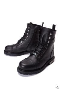 بوت چرمی مردانه مشکی Colmar Boot مردانه Harley Davidson