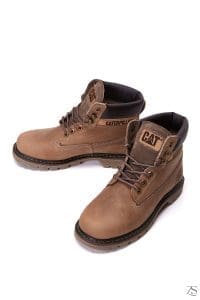 چکمه های چرمی مردانه کاترپیلار  بژ کلرادو Nubuck