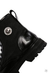 بوت چرمی بنددار مشکی مردانه هارلی دیویدسون