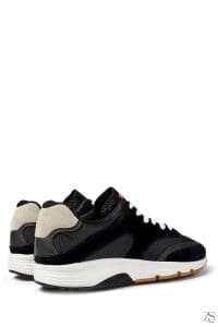 کتونی اسپرت چرمی مشکی زنانه کمپر