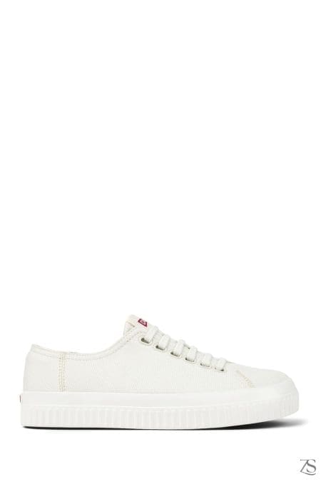 کتونی بند دار سفید زنانه Camper Peu Roda