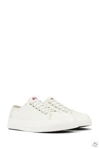 کتونی بند دار سفید زنانه Camper Peu Roda