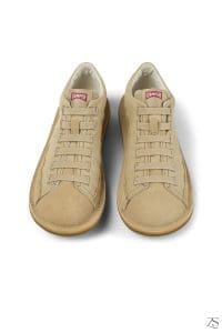 کتونی چرمی بژ بیتل نبوک مردانه Camper