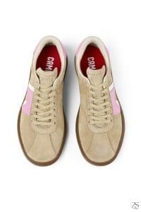 کتونی چرمی توری زنانه Camper Pelotas Soller بژ