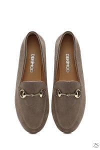 لوفر زنانه ویزون بند دار جیر دری مد