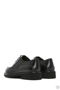 کفش رسمی مردانه مشکی چرمی بنددار دری مد