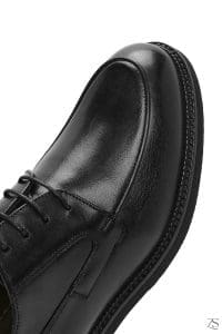 کفش رسمی مردانه مشکی چرمی بنددار دری مد