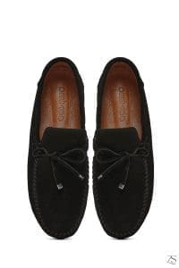 کفش لوفر مردانه جیر مشکی کژوال دری مد