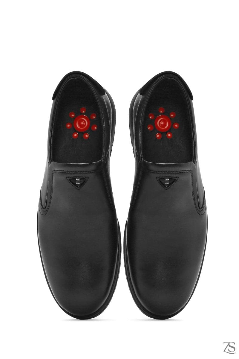 کفش لوفر مردانه چرم مشکی کژوال Derimod Fly