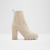 بوت زنانه بژ چرم طبیعی BOLDER – ALDO