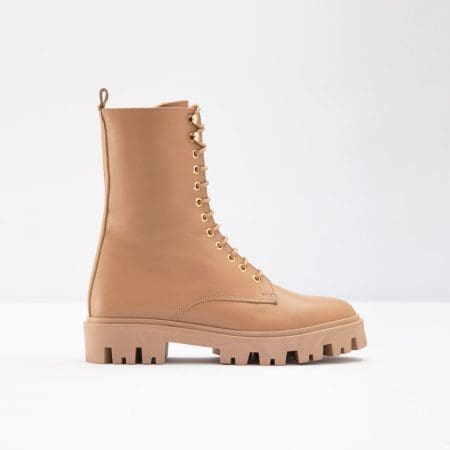 بوت زنانه بژ چرم طبیعی GEOJE-TR – ALDO