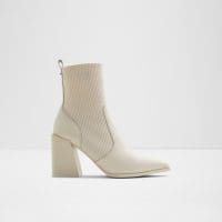 بوت زنانه سفید چرم طبیعی GANINA – ALDO