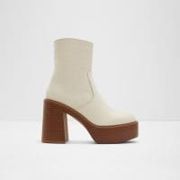 بوت زنانه سفید چرم طبیعی MYRELLE – ALDO