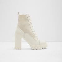 بوت زنانه سفید چرم طبیعی REBEL – ALDO