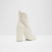بوت زنانه سفید چرم طبیعی REBEL – ALDO