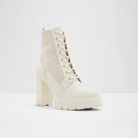 بوت زنانه سفید چرم طبیعی REBEL – ALDO