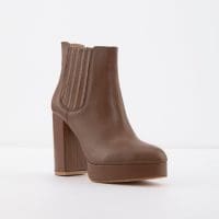 بوت زنانه قهوه ای چرم طبیعی JEYLAN-TR – ALDO
