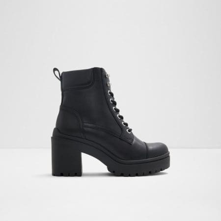 بوت زنانه مشکی چرم طبیعی ALIQUE – ALDO