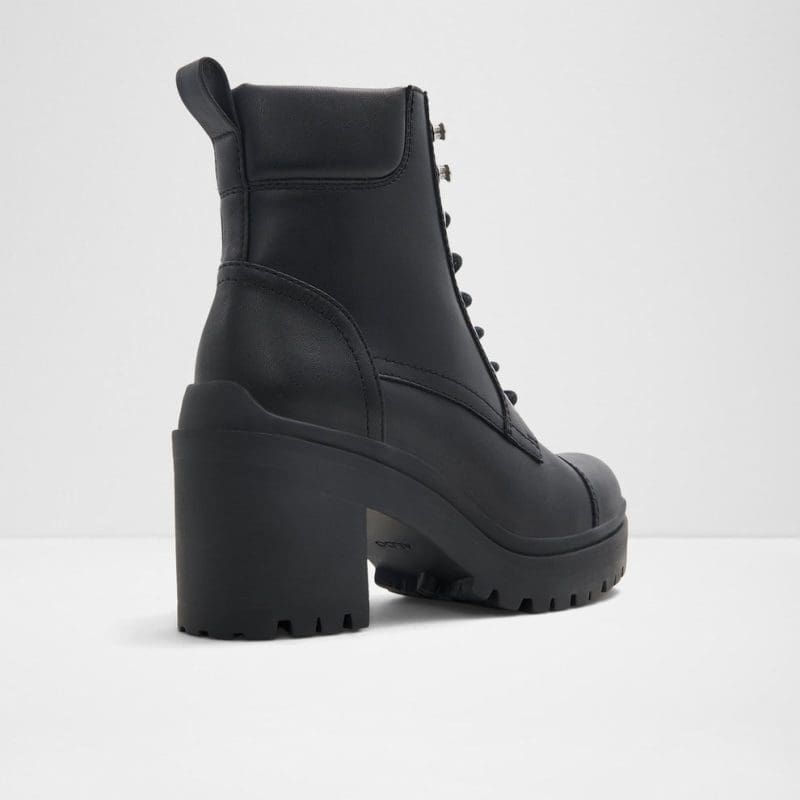 بوت زنانه مشکی چرم طبیعی ALIQUE – ALDO