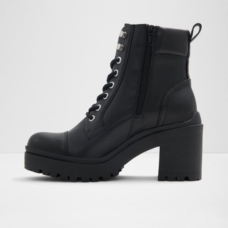 بوت زنانه مشکی چرم طبیعی ALIQUE – ALDO