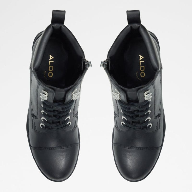 بوت زنانه مشکی چرم طبیعی ALIQUE – ALDO