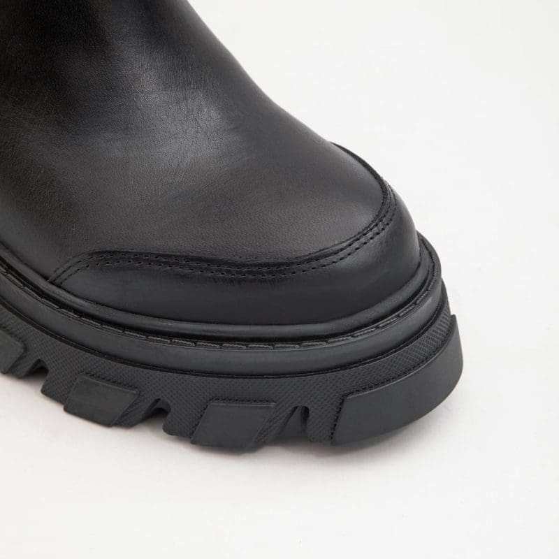 بوت زنانه مشکی چرم طبیعی INDIRA-TR – ALDO