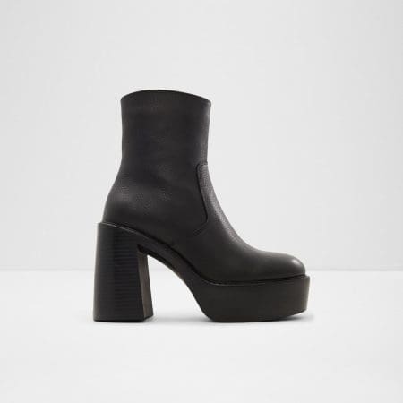 بوت زنانه مشکی چرم طبیعی MYRELLE – ALDO