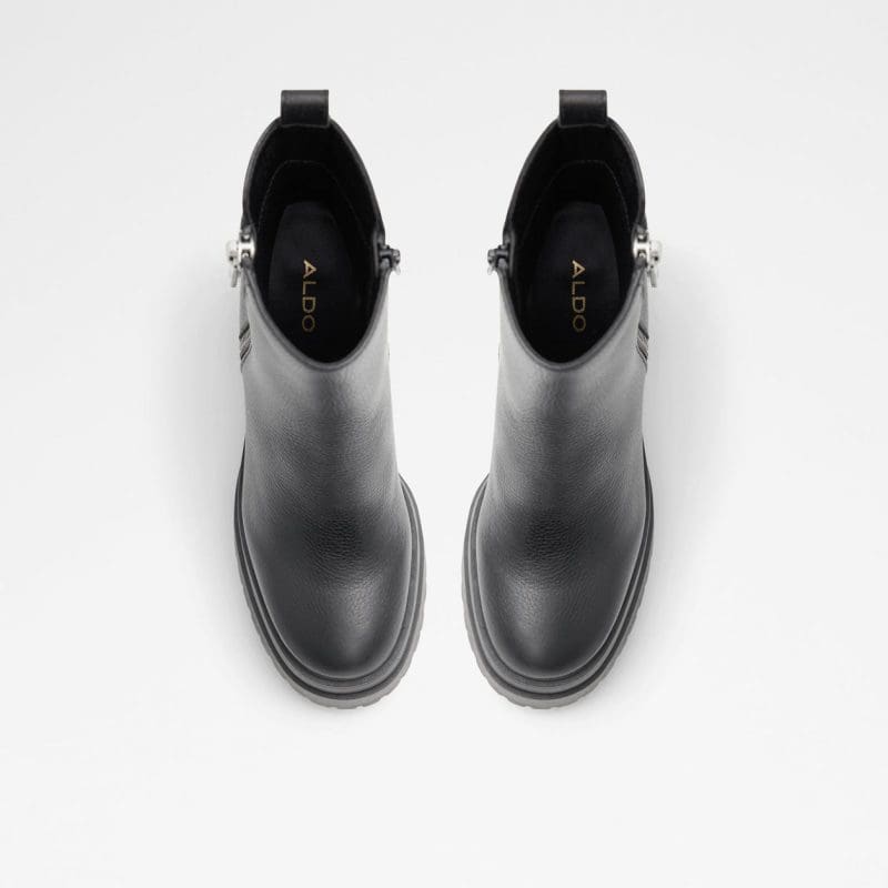 بوت زنانه مشکی چرم طبیعی UPSIDE – ALDO