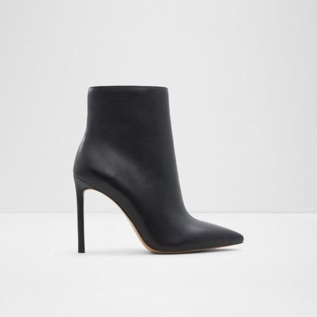 بوت زنانه مشکی چرم طبیعی YIADER – ALDO