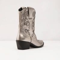 بوت زنانه نقره ای چرم طبیعی CLEITE-TR – ALDO