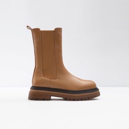 بوت زنانه چرم قهوه ای طبیعی RADEN-TR – ALDO
