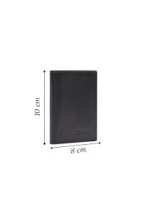 جای کارت چرمی مشکی مردانه دری مد