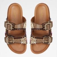 دمپایی زنانه آناتومیک قهوه‌ای آلدو BOHOCHIC – ALDO