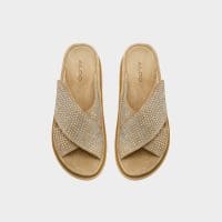 دمپایی زنانه تخت بژ آلدو LINNIE-TR – ALDO