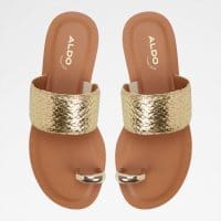 دمپایی زنانه تخت طلایی آلدو BEACHWALK – ALDO