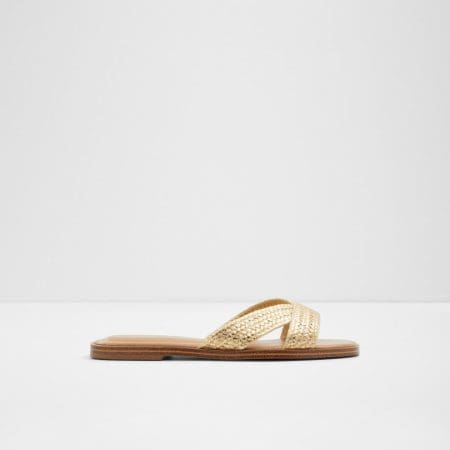 دمپایی زنانه تخت طلایی آلدو CARIA – ALDO