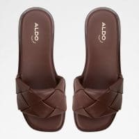 دمپایی زنانه تخت قهوه‌ای آلدو ESTERELLE – ALDO