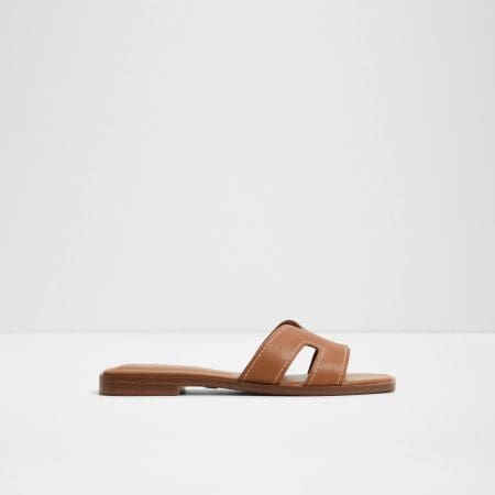 دمپایی زنانه تخت قهوه‌ای آلدو ITSANDAL – ALDO
