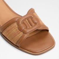 دمپایی زنانه تخت قهوه‌ای آلدو LIAUDIN – ALDO