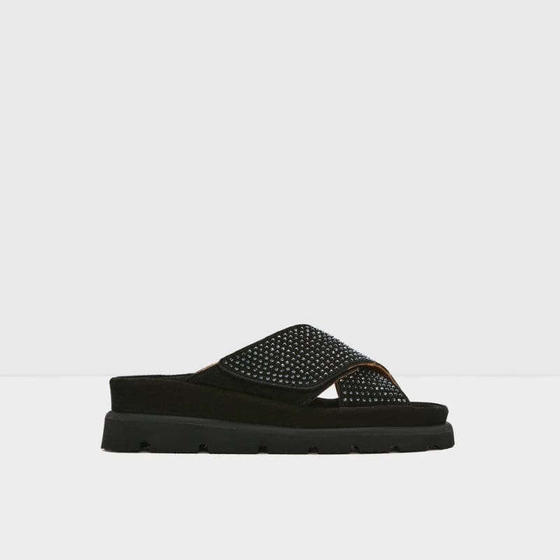 دمپایی زنانه تخت مشکی آلدو LINNIE-TR – ALDO