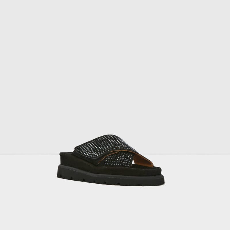 دمپایی زنانه تخت مشکی آلدو LINNIE-TR – ALDO