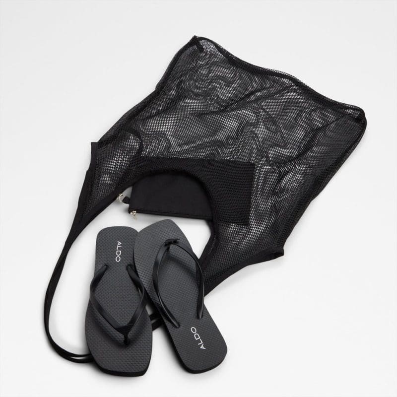 دمپایی زنانه ساحلی مشکی آلدو BEACHREADY – ALDO