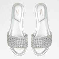 دمپایی زنانه نقره‌ای آلدو ELEONOREFLAT – ALDO