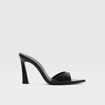 دمپایی زنانه پاشنه بلند مشکی آلدو MAYVEN-TR – ALDO