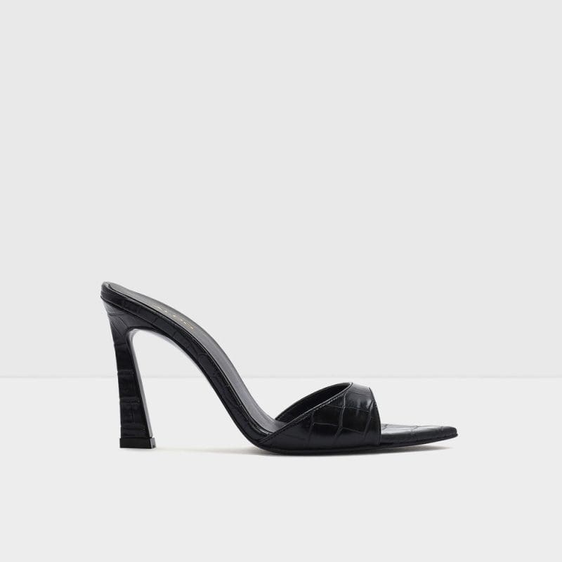 دمپایی زنانه پاشنه بلند مشکی آلدو MAYVEN-TR – ALDO